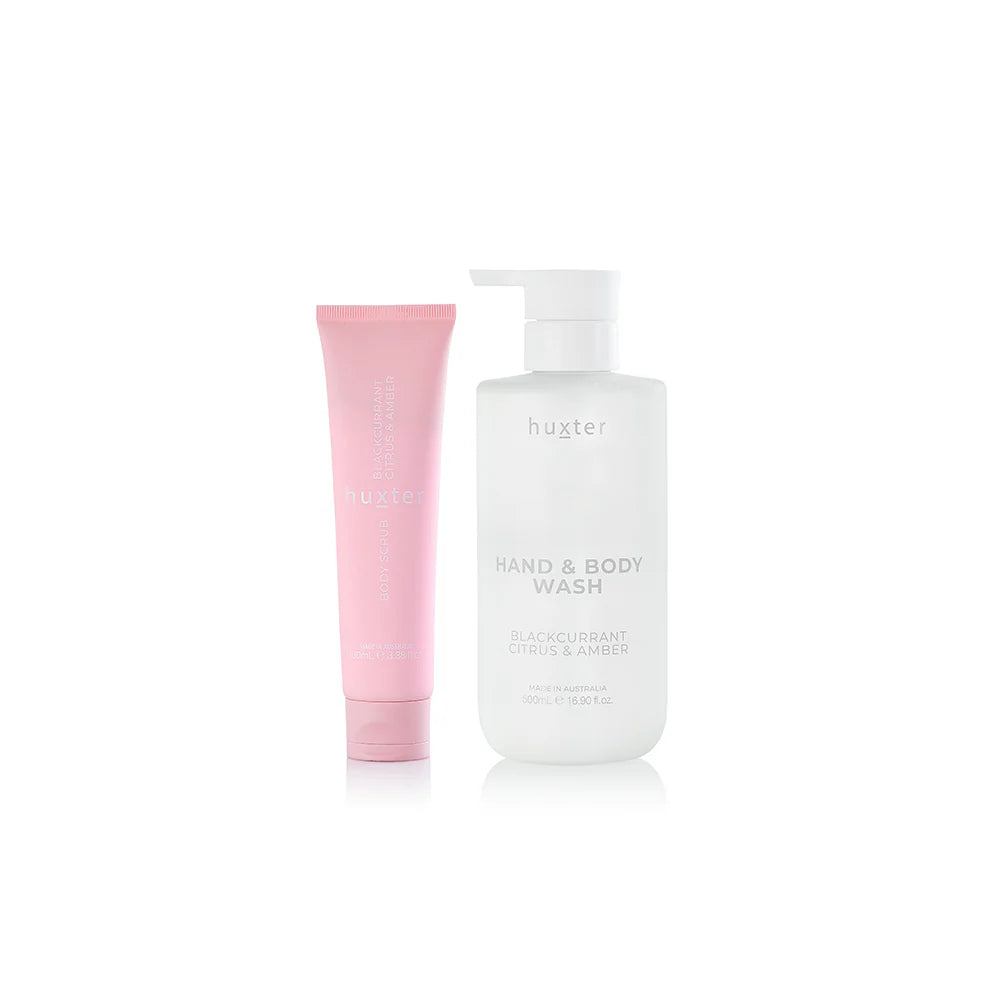HUXTER Shower Pamper Duo - Backcurrent, Citrus &amp; Amber