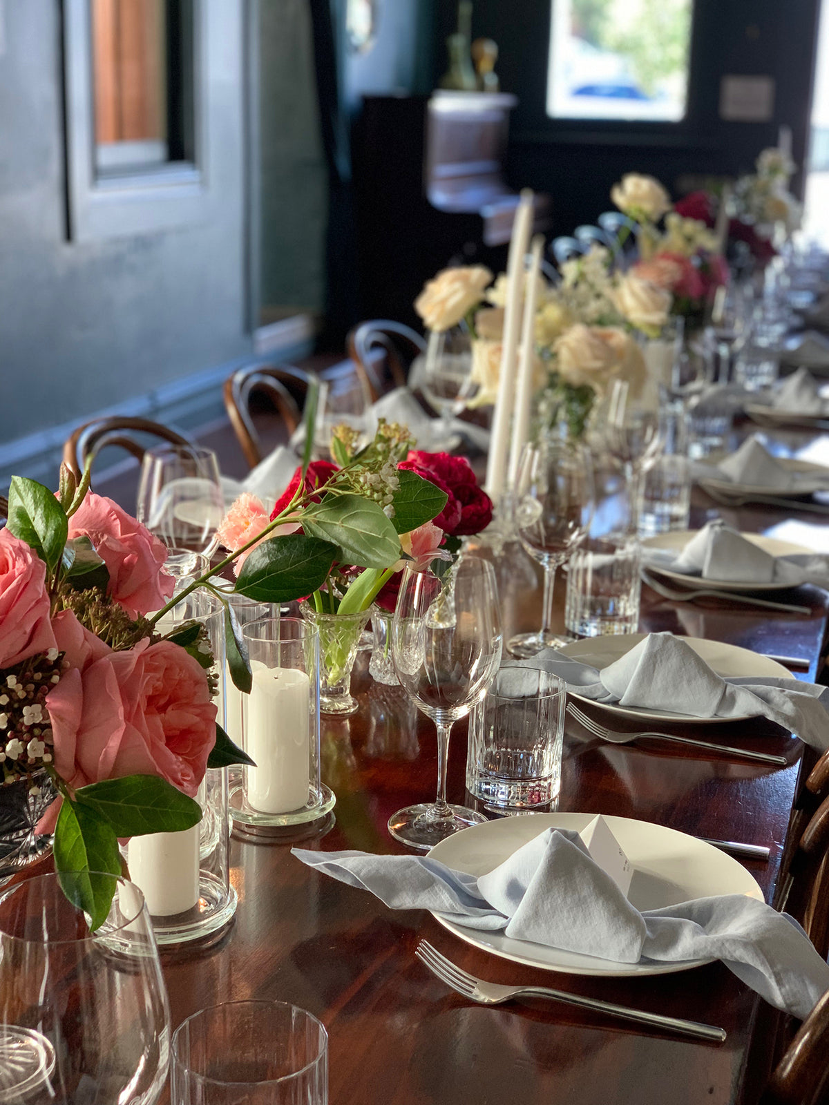 Lunch at GuildHall Poppys Flowers