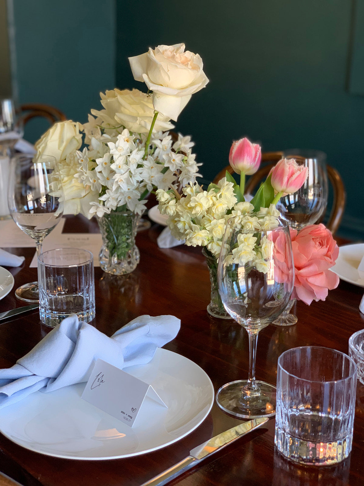 Lunch at GuildHall Poppys Flowers