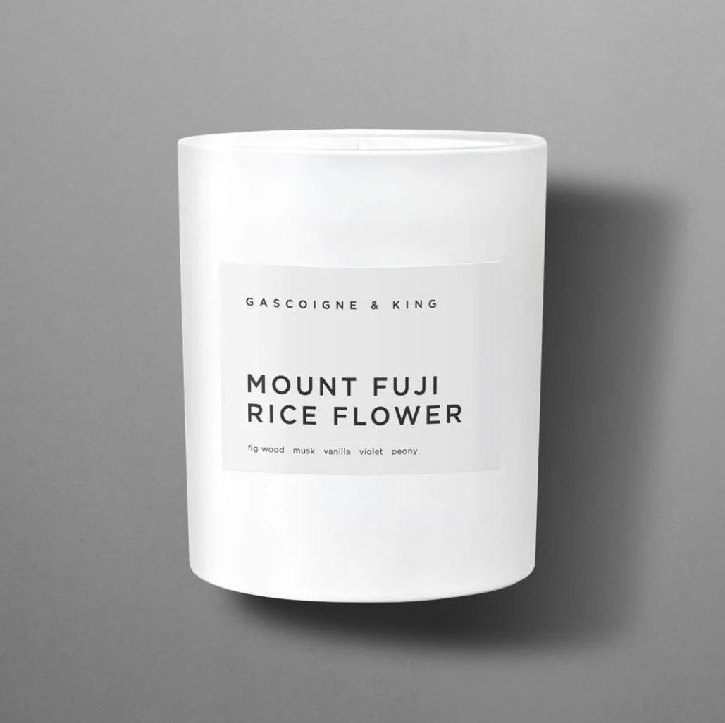 Gascoigne &amp; King Candle - Mt Fuji Rice Flower