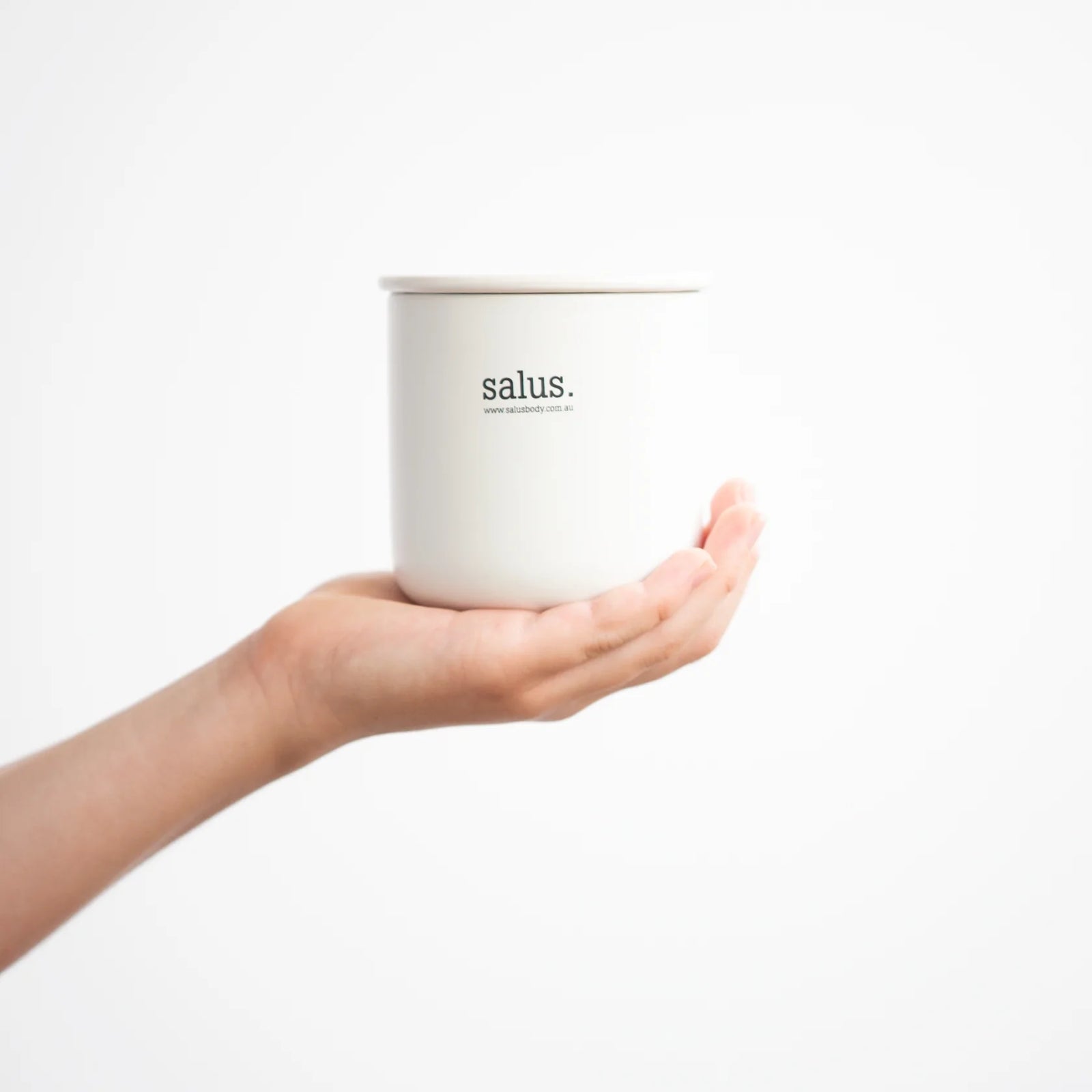 Salus Soy Scented Candle - Rose Geranium